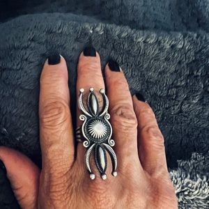 Sterling Navajo Calvin Martinez Ring